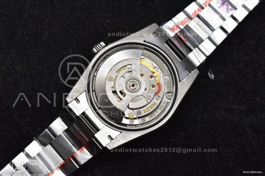 President 672 Edition Steel QF DayDate 36 904L on Blue SS Dial (Gain Packable vr3255 Best V5 Bracelet Weight) 0820